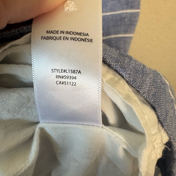 Beach Lunch Lounge‎ Small Petite Blue Dress Knee Length Lined Button Back - Picture 7 of 7